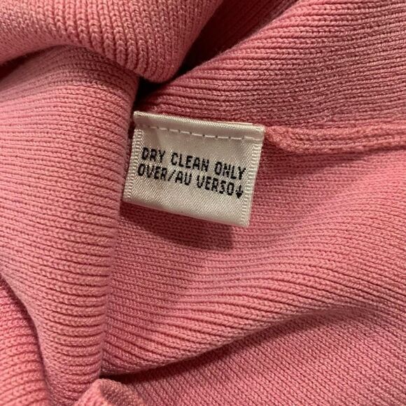 Dana Buchman Pink Blouse with Copper Grommets Stretchy 3/4 Sleeve Women Sz Med. - Picture 7 of 8